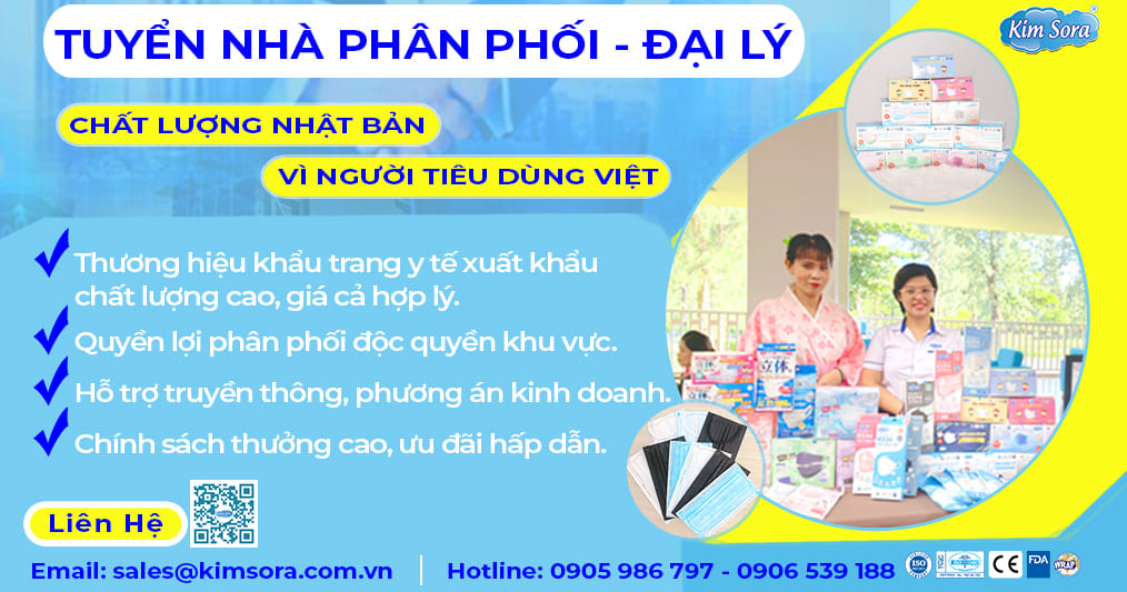 Tuyển nhà phân phối, bỏ sỉ khẩu trang y tế tại Quảng Trị - Công ty TNHH Kim Sora